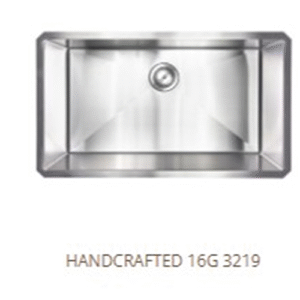 Handcrafted Steel Single Bowl 16G 3219