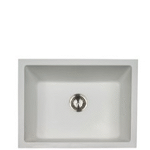 White Quartz Single Bowl 2418