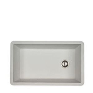 White Quartz Single Bowl 3119